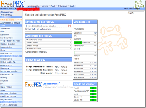 freepbx operator panel